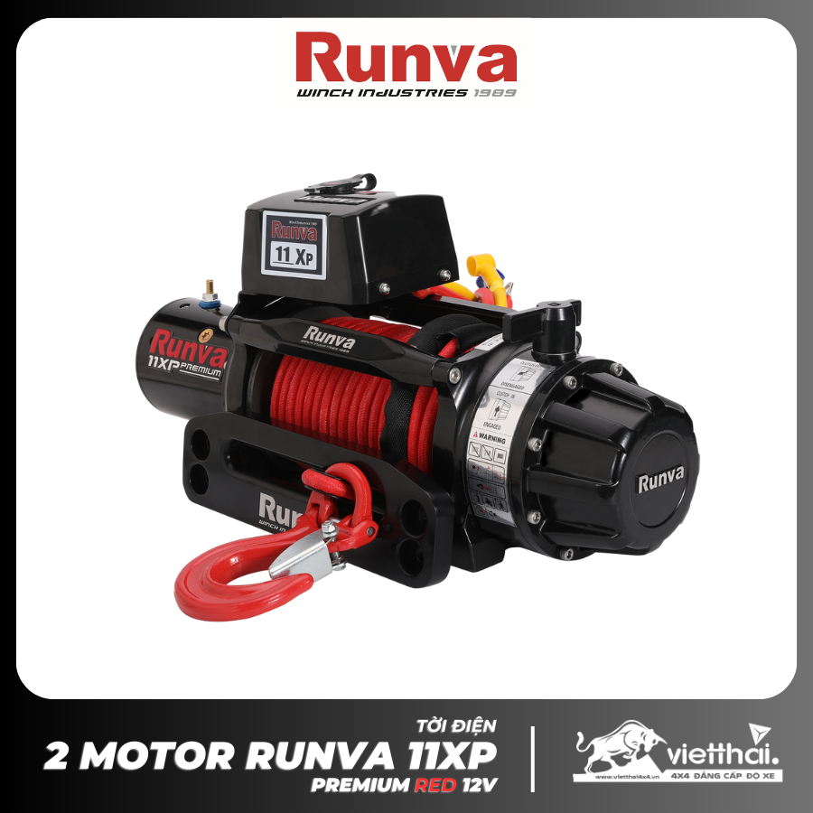 TỜI 2 MOTOR RUNVA 11XP PREMIUM RED 12V